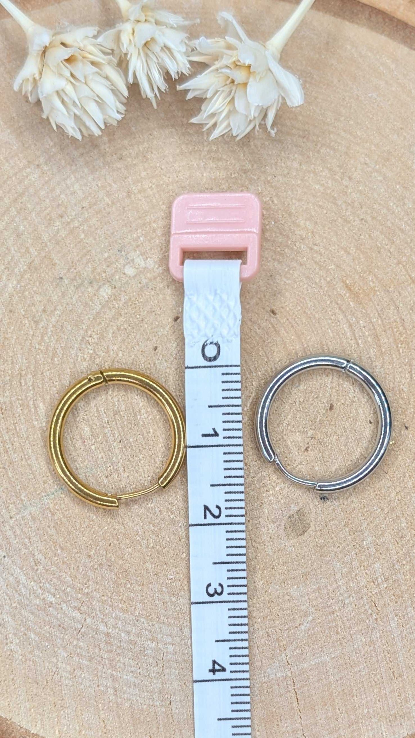 Créole Anémone - 18mm Dorée