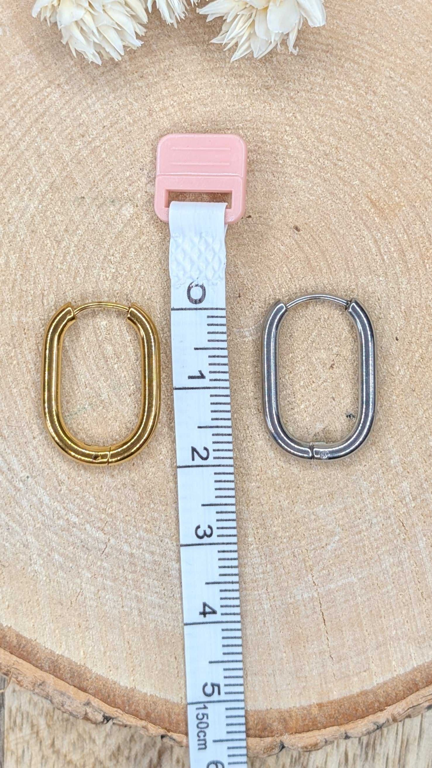 Créole Tulipe - 21x15mm Dorée