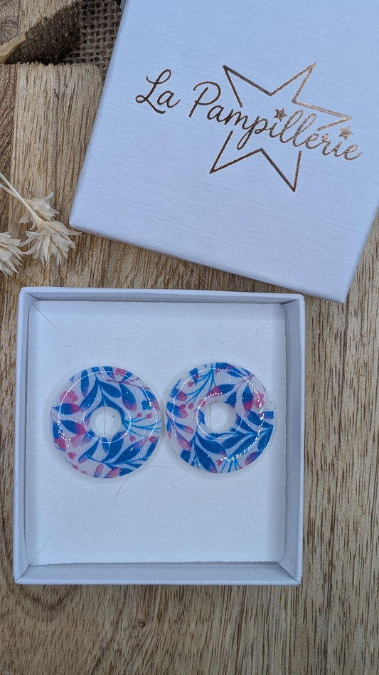 ARIANE fleurs bleues