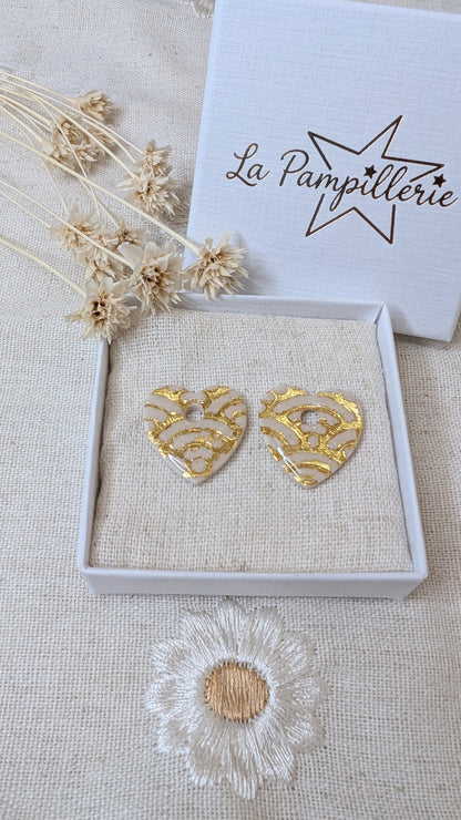 MAËLLE coeur doré taille M