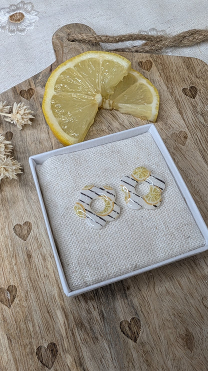 HANA citron rayé taille S
