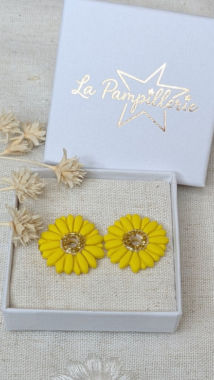AMANDINE jaune coeur doré