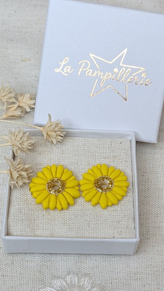AMANDINE jaune coeur doré