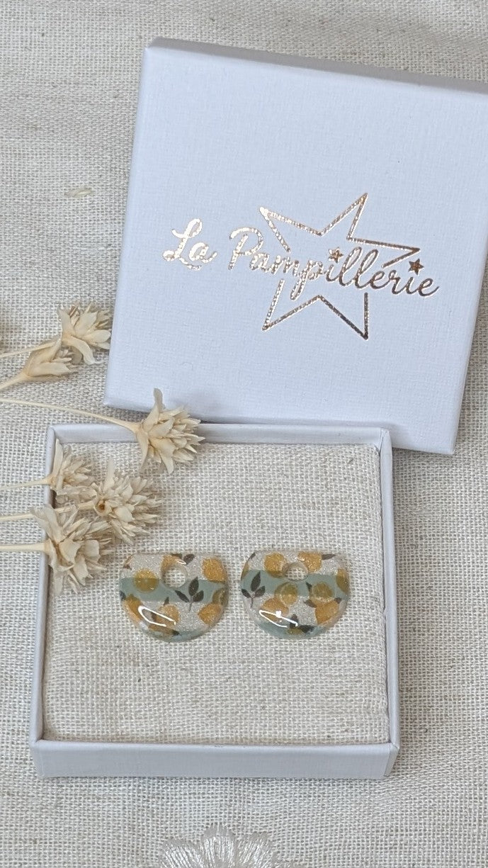 FLORA rayée citron