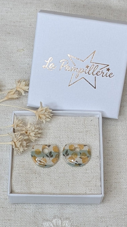 FLORA rayée citron